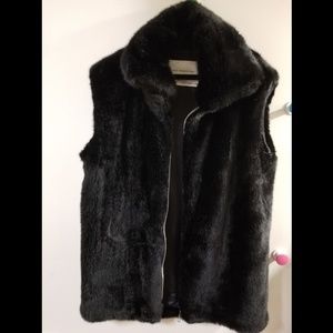 Soft faux fur vest